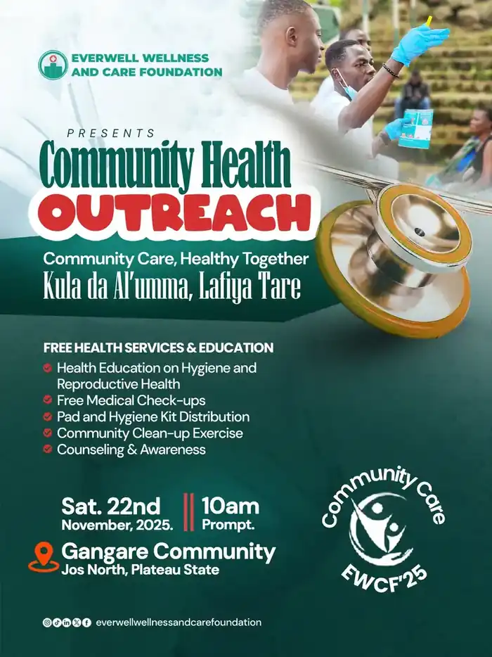 Gangare Community Wellness Outreach poster